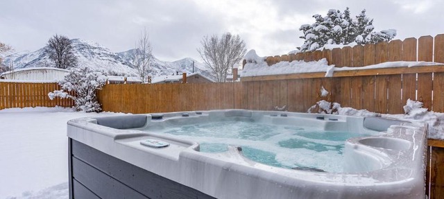 Modern home near UVU and BYU with hot tub and mountain views in Orem