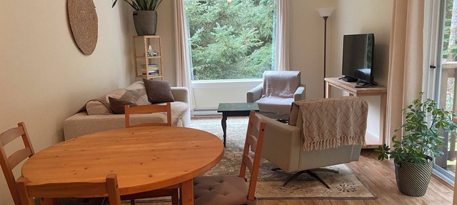 Private suite, quiet and peaceful forest setting. Close to town, firm king bed. in Sooke