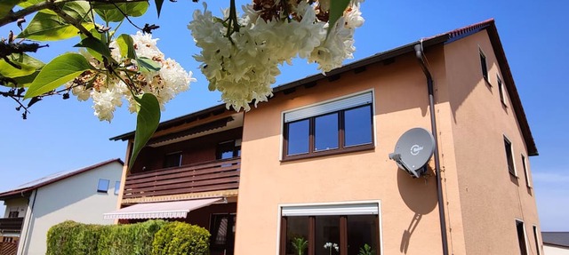 Haus am Berg, apartment with panoramic view in the Franconian Lake District, pets welcome. in Pleinfeld